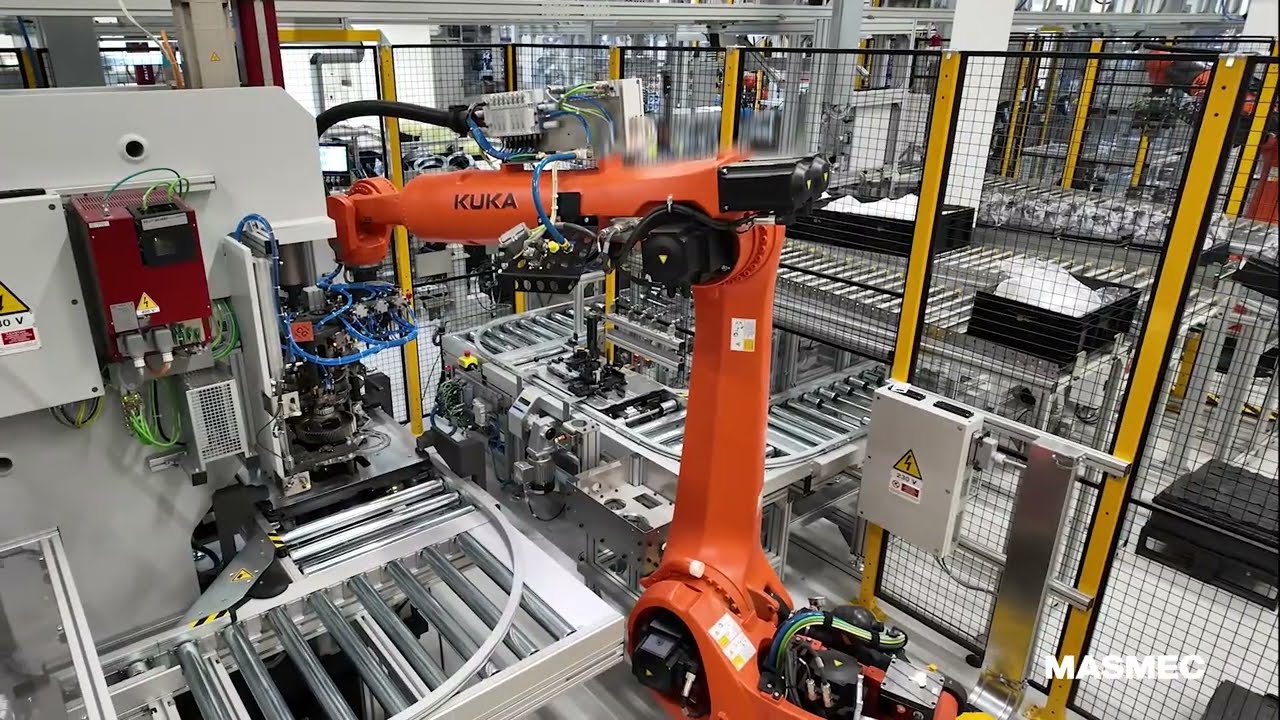 Masmec – Assembly line for hybrid triple-clutch transmissions