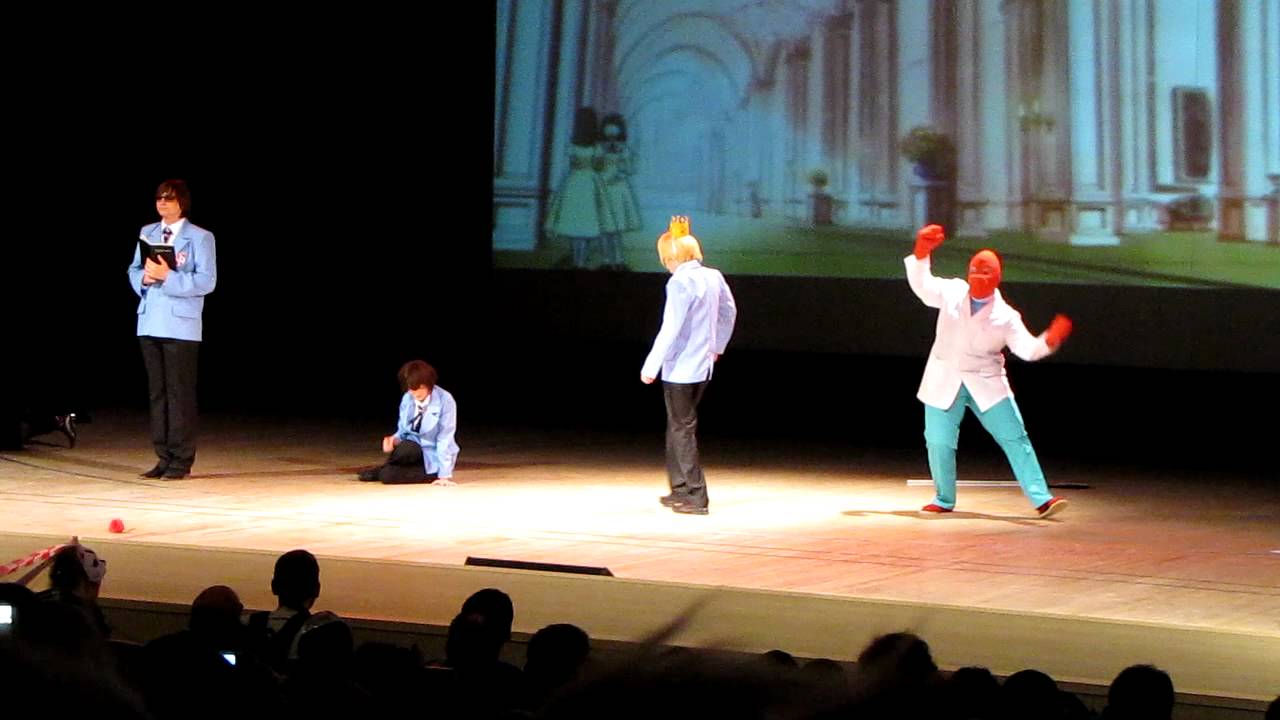 SOS 2011, cosplay skit, Oops I woop woop woop(Ouran High School Host Club) by Okinava(Novokuznetsk)