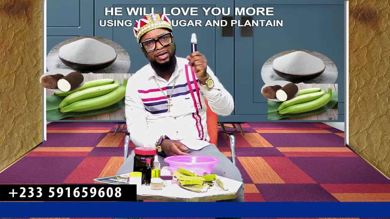 USING THIS YAM AND SUGAR TO MAKE HIM OR HERE LOVES YOU MORE WITH PEACE
