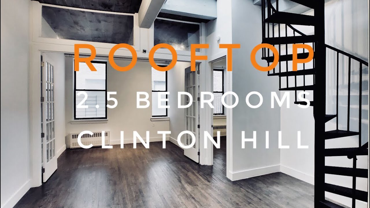 2.5 Bedrooms Gem with Rooftop in Clinton Hill! Video Tour NYC Brooklyn