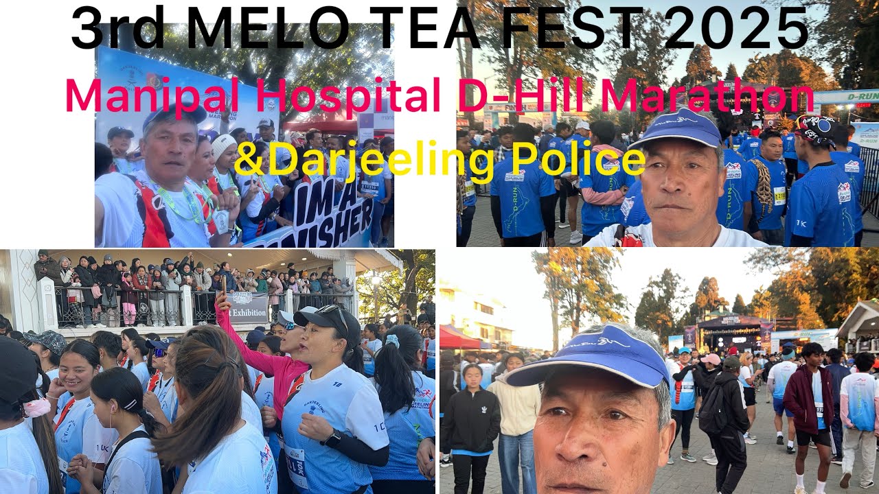 D-Run Melo Tea Fest 2025 Dj Police& Manipal Hospital !