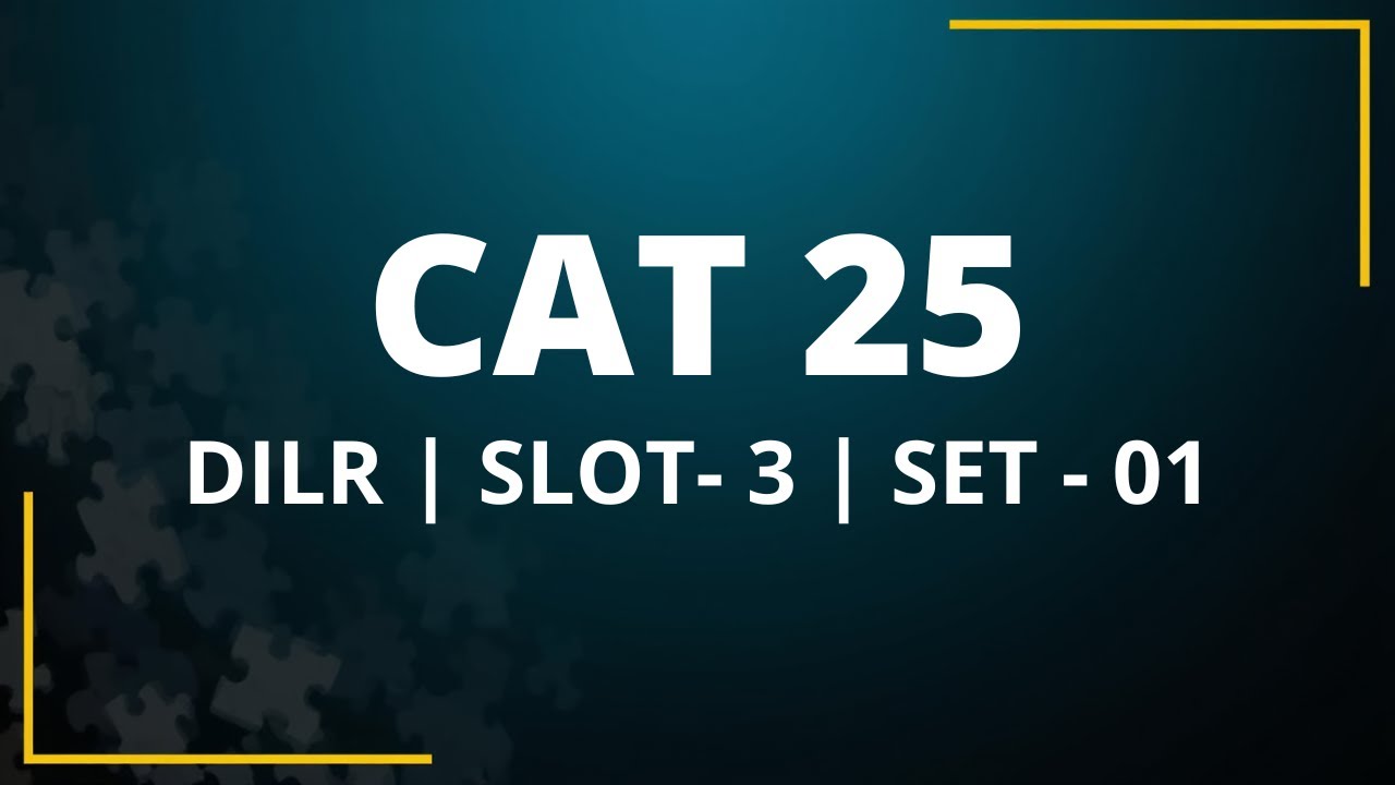 DILR | SLOT - 03 | SET -  01 | CAT 25 | MOBILE OPERATORS & CALLS | IMS KANPUR | By Sunil Sir
