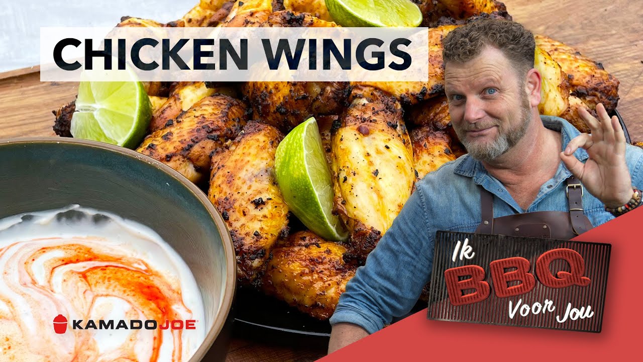 CHICKENWINGS op de KAMADO JOE | BBQ recept | Ik BBQ voor jou
