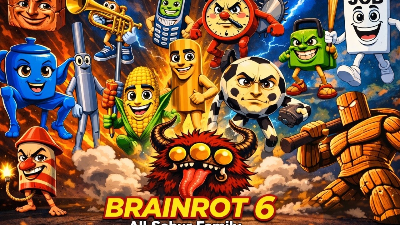 Brainrot Anime Opening Song 6 feat. SAHUR FAMILY (Official Music Video) by Brainrot Anime