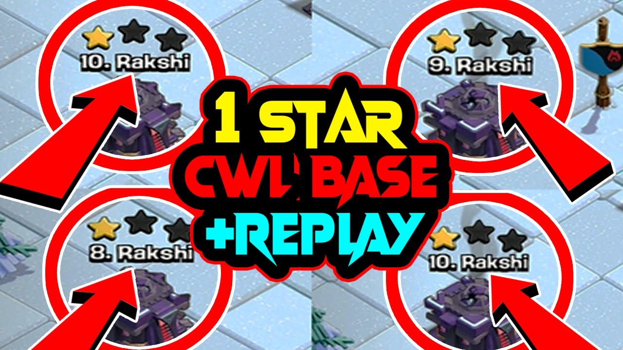 Only 1 Star Th15 War Base + Replay | Th15 War Base Anti 1 Star | Th15 War Base | Th15 Base Link