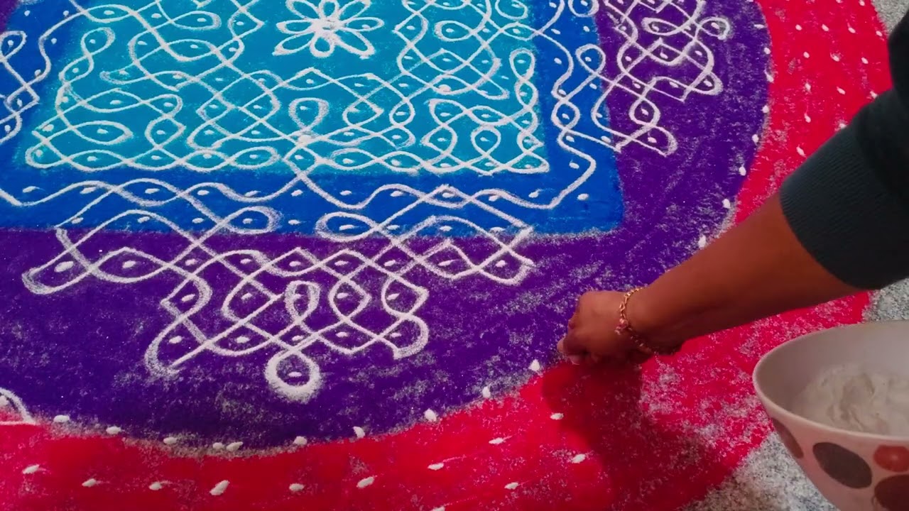 Sankranti special muggulu || pongal rangoli designs || festival rangoli ||dhanurmasam muggulu day 29
