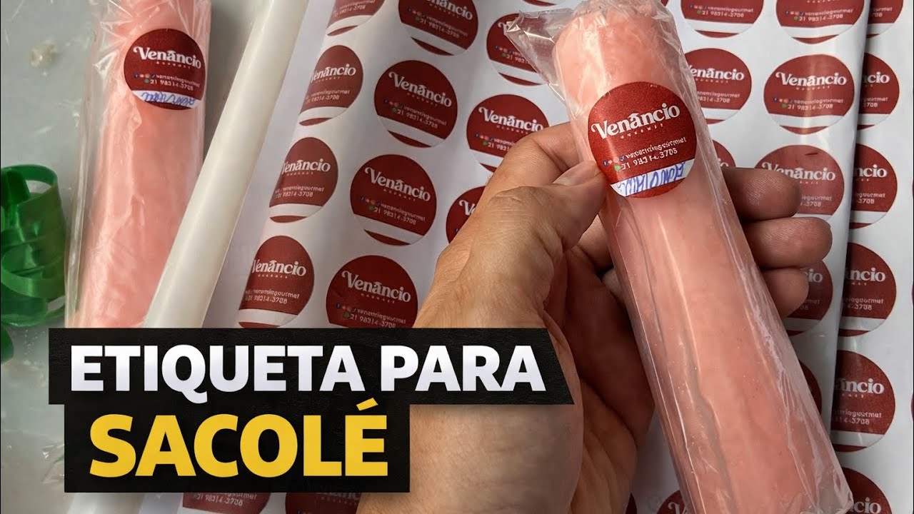 🎉 ETIQUETA PERSONALIZADA PARA SACOLÉ GOURMET | TUDO O QUE VOCÊ PRECISA SABER