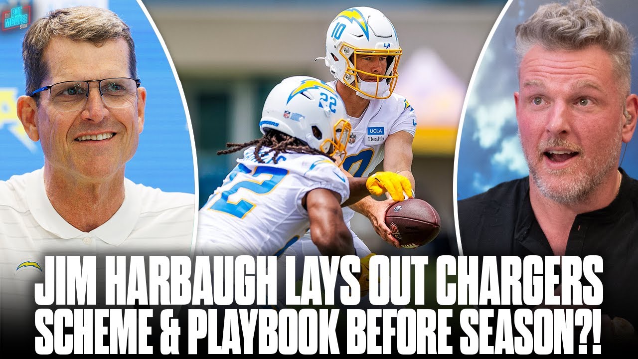 Jim Harbaugh Wants The Entire NFL To Know What The Chargers Are Doing?! | Pat McAfee Show