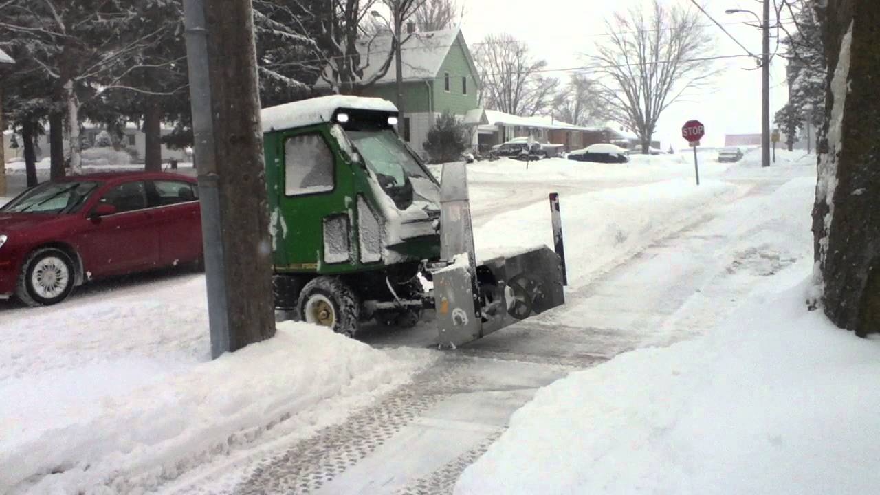 F930 John Deere Blowing Snow