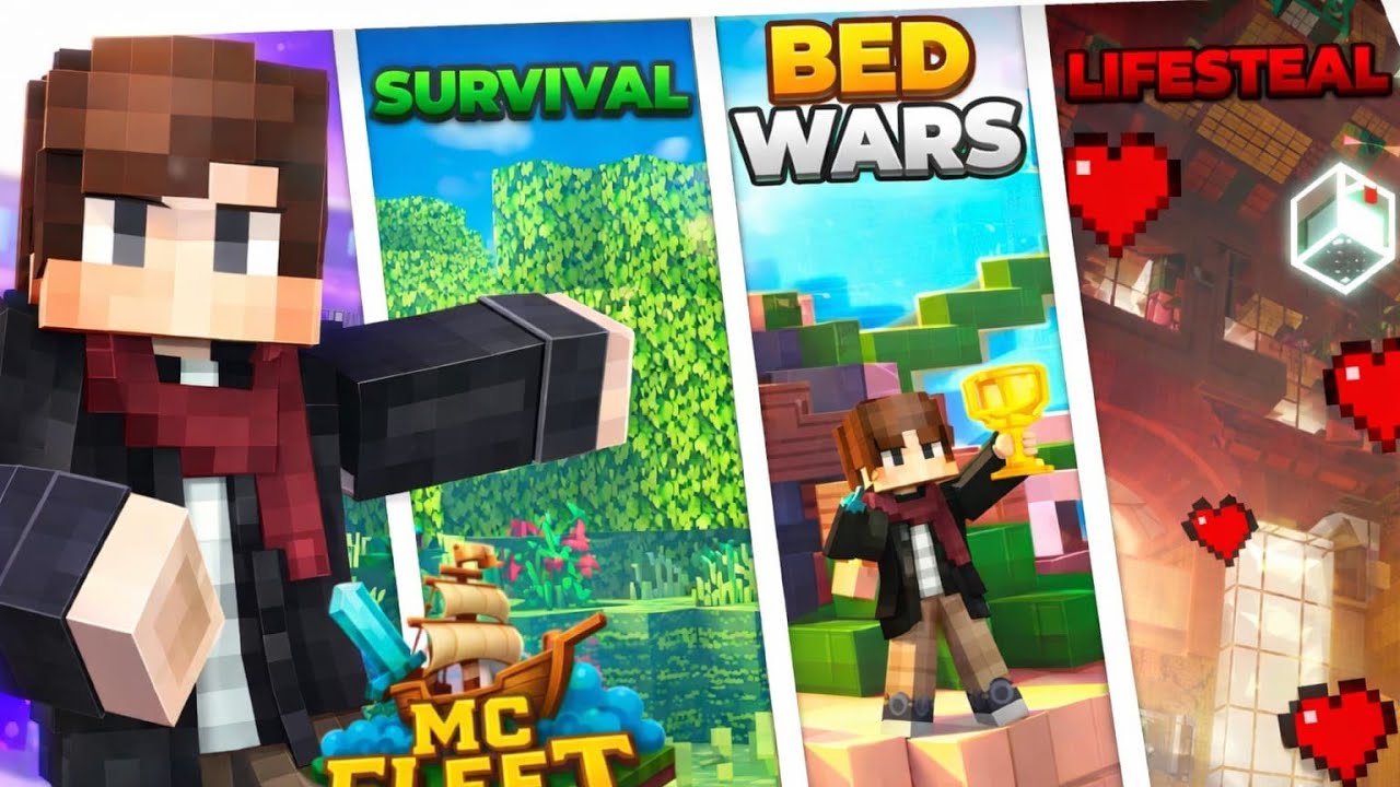 Mcfleet Season 2 grinding for new house and play bedwars