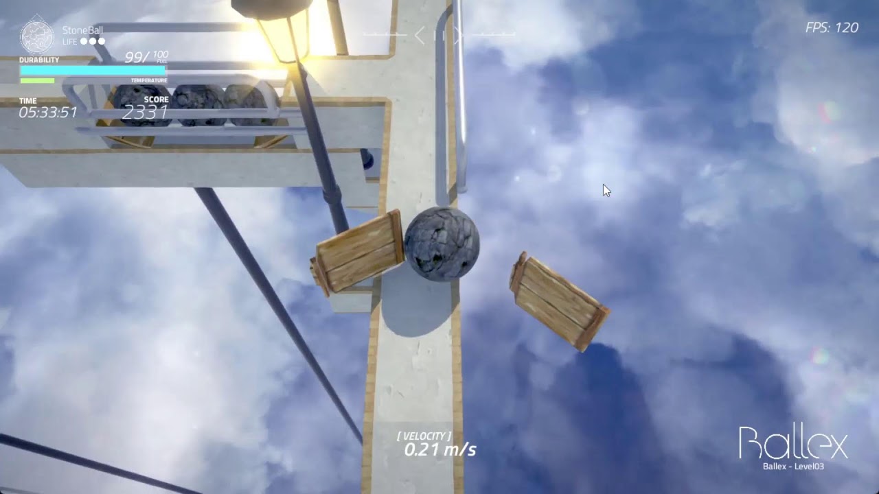 ボールがコロコロ転がる音が心地良いBallexをします