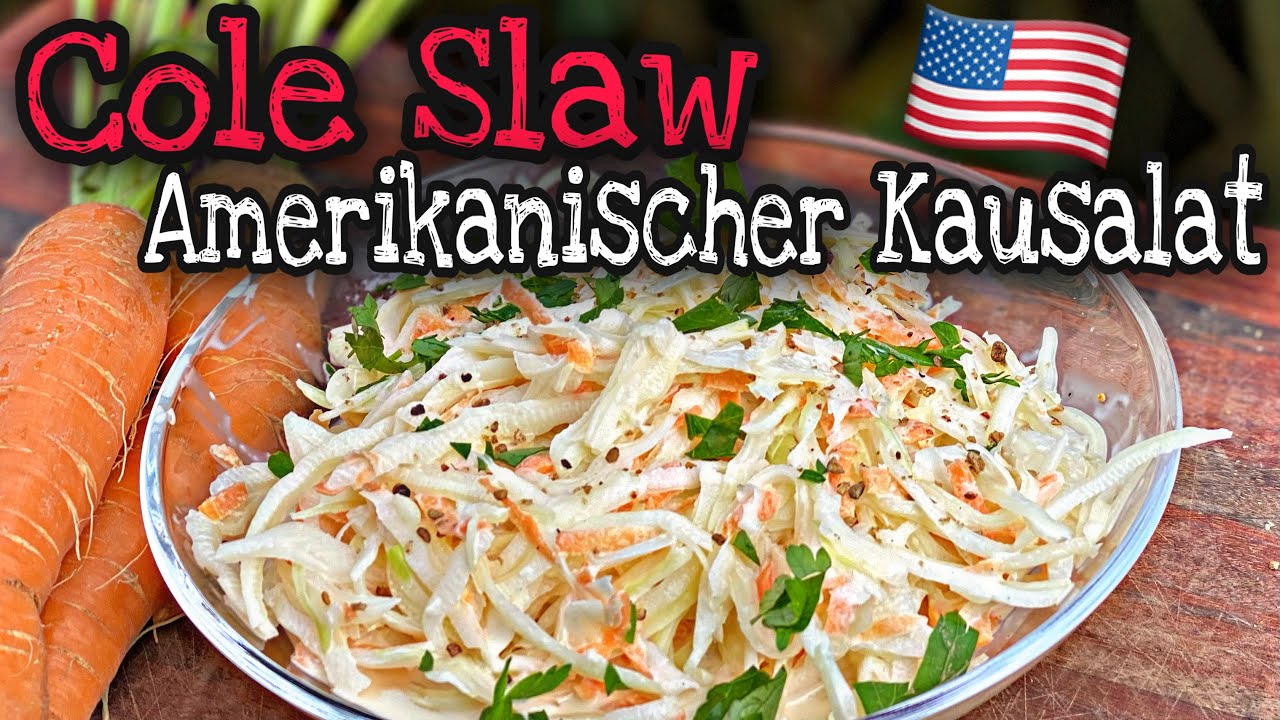 Coleslaw - amerikanisches Krautsalat Rezept für deine Grillparty