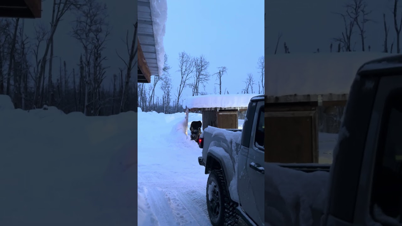 Snowing again.  It is Alaska after all.