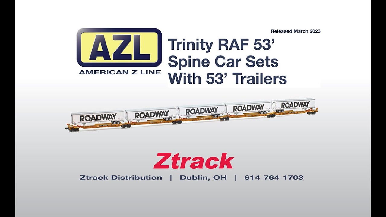 AZL Trinity RAF 53' Spine Cars