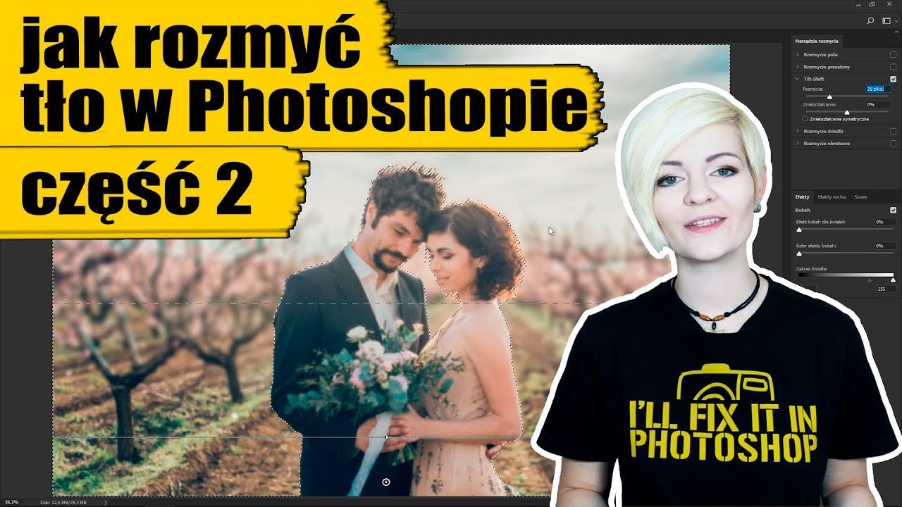 Jak stopniowo rozmyć tło w Photoshopie: Tilt-Shift - Photoshop dla początkujących | Sztuka Retuszu