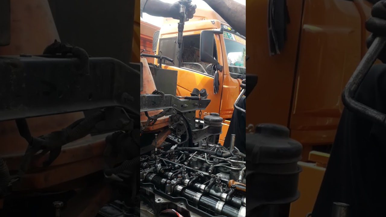 how to open a fuel injector electronic for hino truck #shot #viral