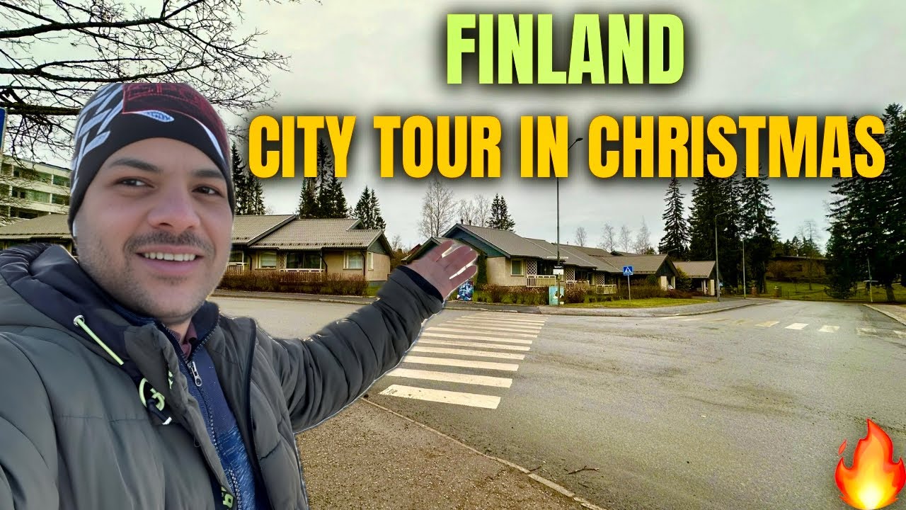 Finland City Tour In Christmas 🤶 || Christmas Day In Finland 🇫🇮 | Daily Vlog!#finlandvlog