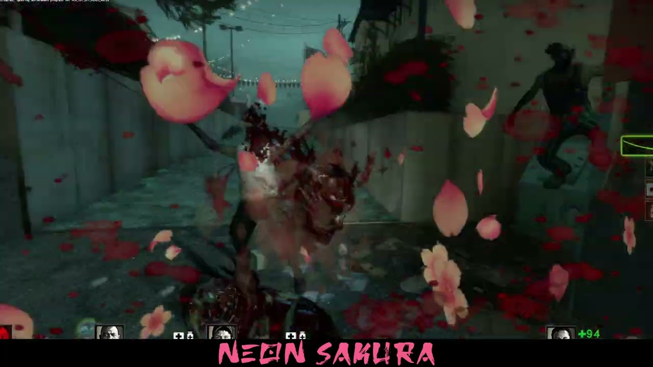 Neon Sakura (Cherry Blossom) - Katana [L4D2 Mod]