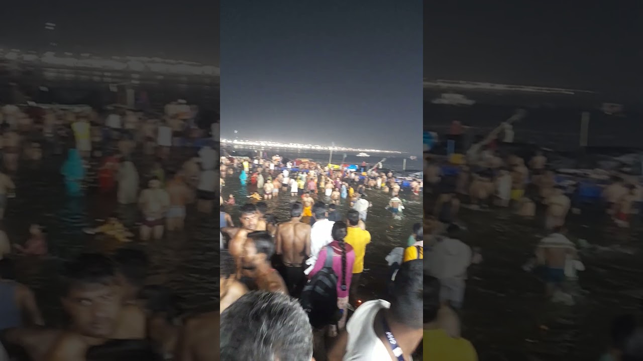Holy bath at Triveni sangam Prayagraj on the occasion of Mahashivratri