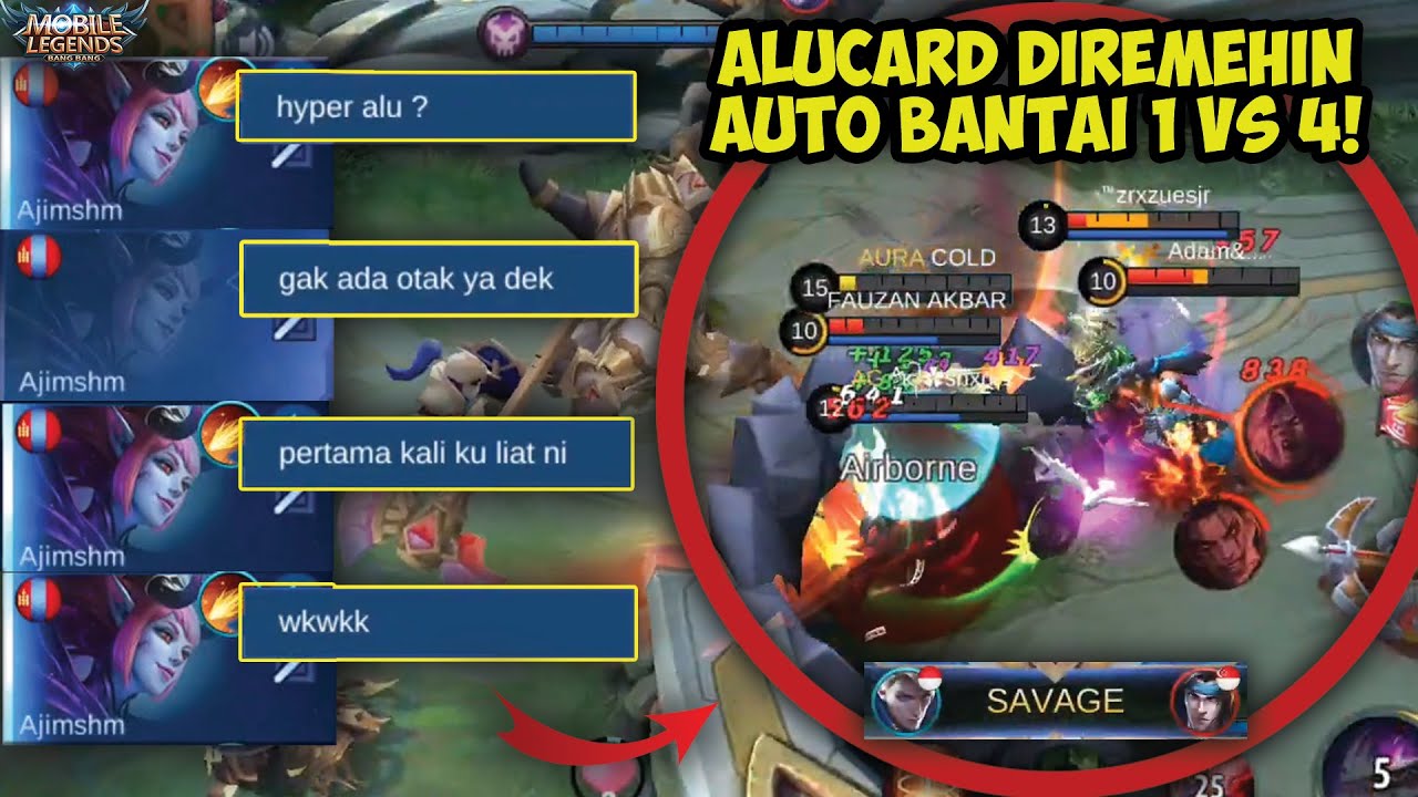 TOP GLOBAL ALUCARD COLD DIREMEHIN PICK ALUCARD!!! LANGSUNG KASI TAU DENGAN SAVAGE!!!