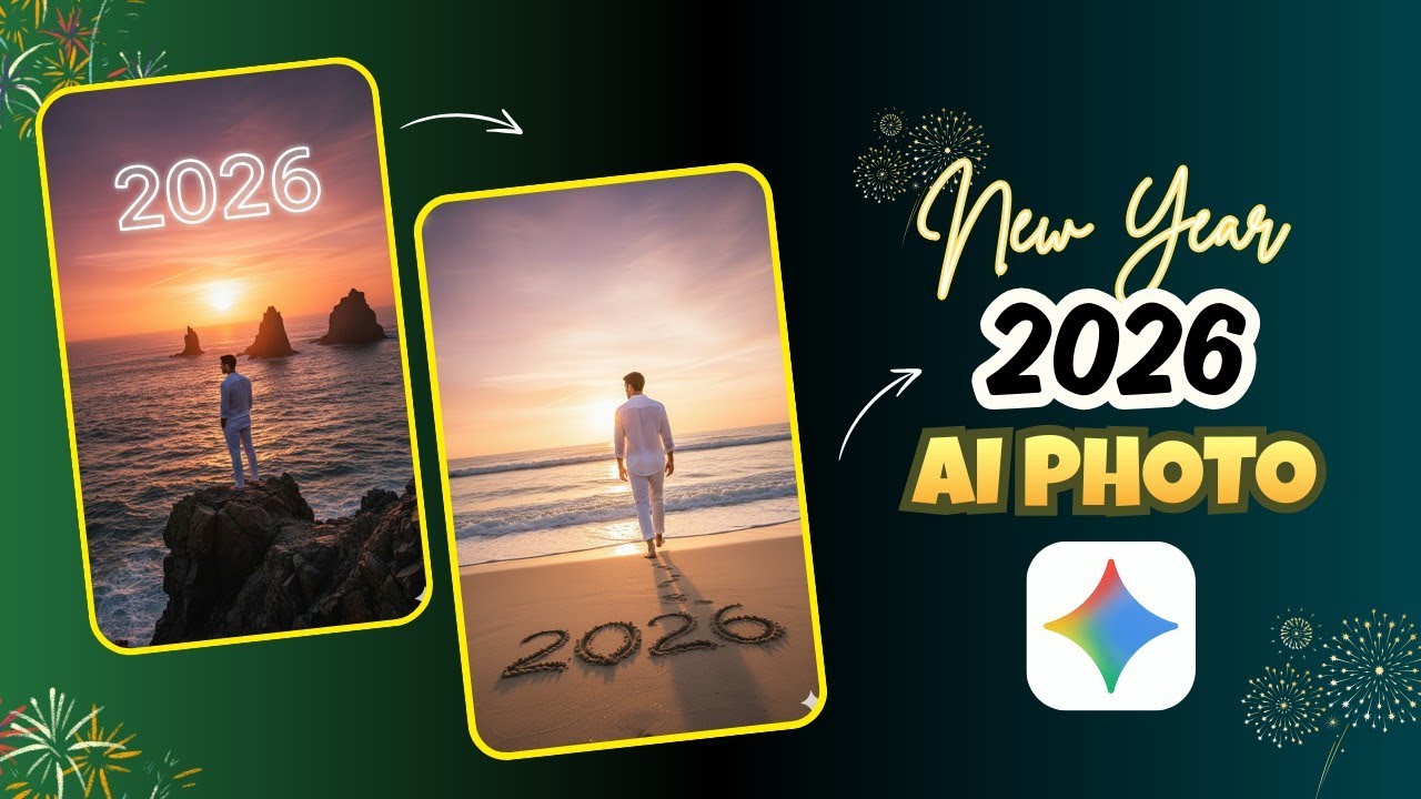 2026 AI Photo editing for Men | Happy New Year 2026 Photo Editing 