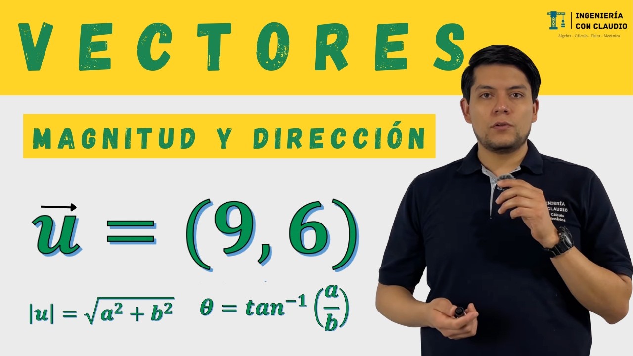 Norma de un Vector y Ángulo Director | Álgebra Lineal | ¿Cómo calcularlo? Explicado Fácil
