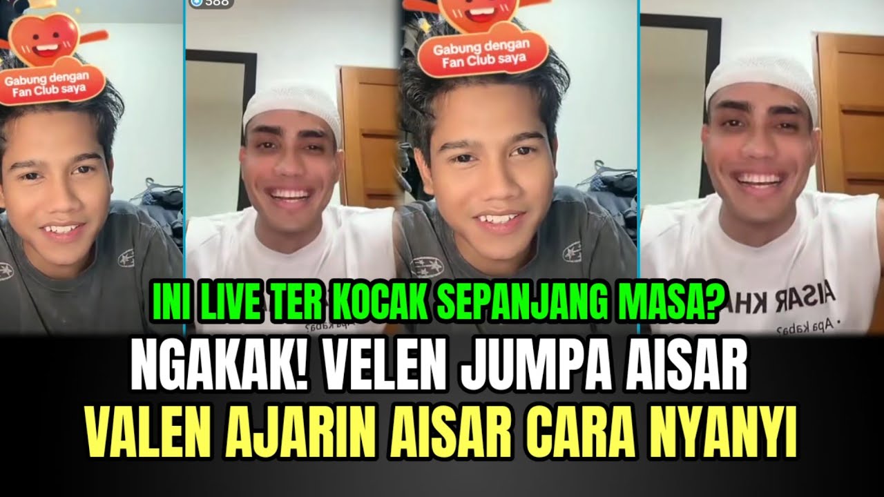 PECAH! Valen Live Bareng Aisar Khaled, Valen Ajarin Aisar Cara Nyanyi!