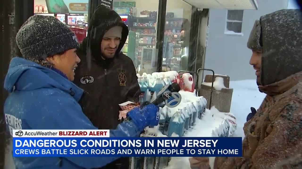 NJ travel ban extended due to blizzard conditions