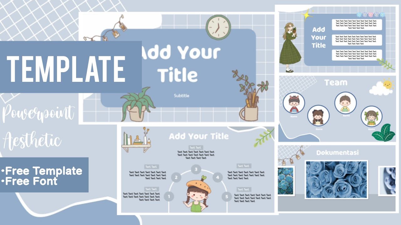 PART #17 | AESTHETIC PPT | TEMPLATE PPT AESTHETIC | FREE TEMPLATE DAN FONT | FREE DOWNLOAD PPT