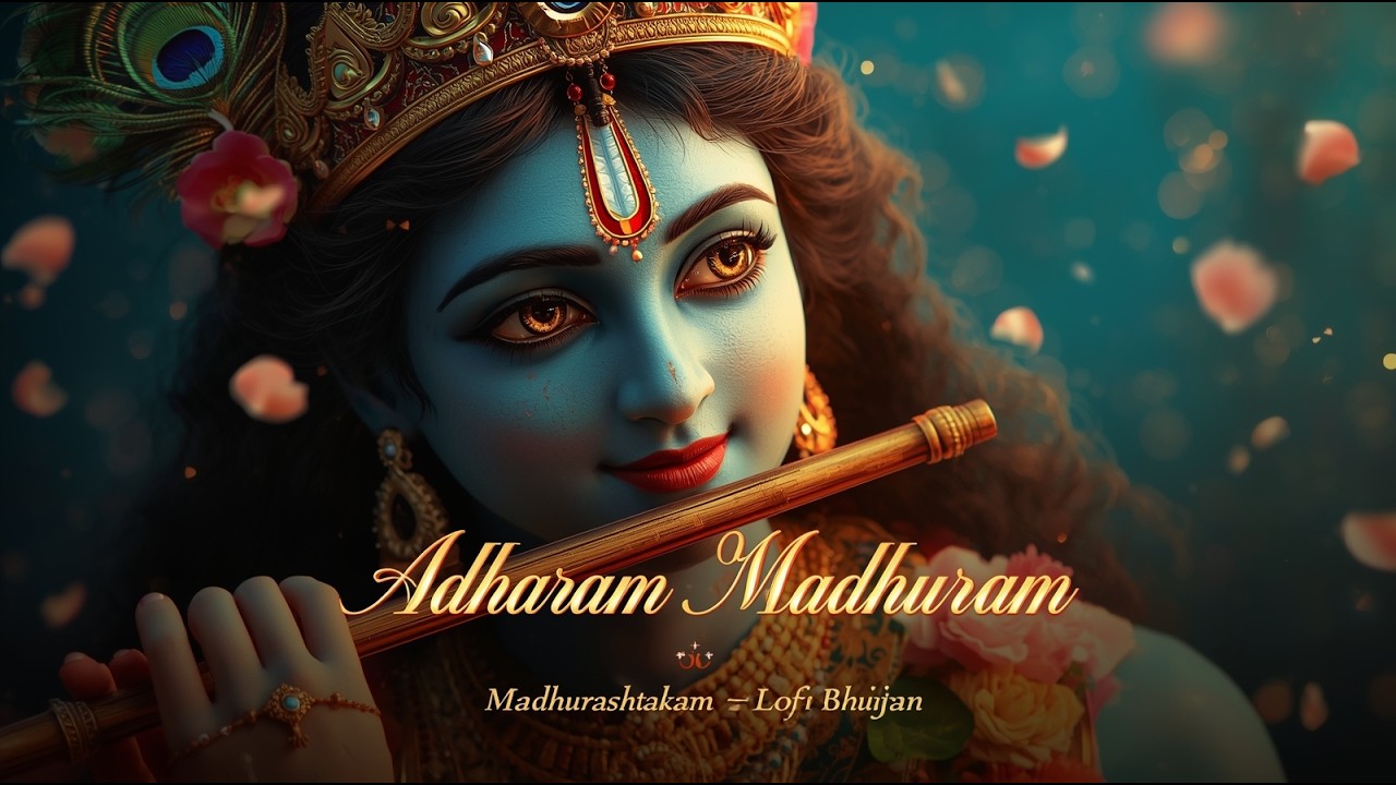 Adharam Madhuram (Madhurashtakam) Lofi | Slow & Reverb Krishna Bhajan | Peaceful Devotional Song