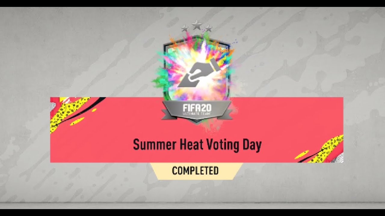 NEW SUMMER HEAT VOTING DAY SBC! (FIFA 20 ULTIMATE TEAM)