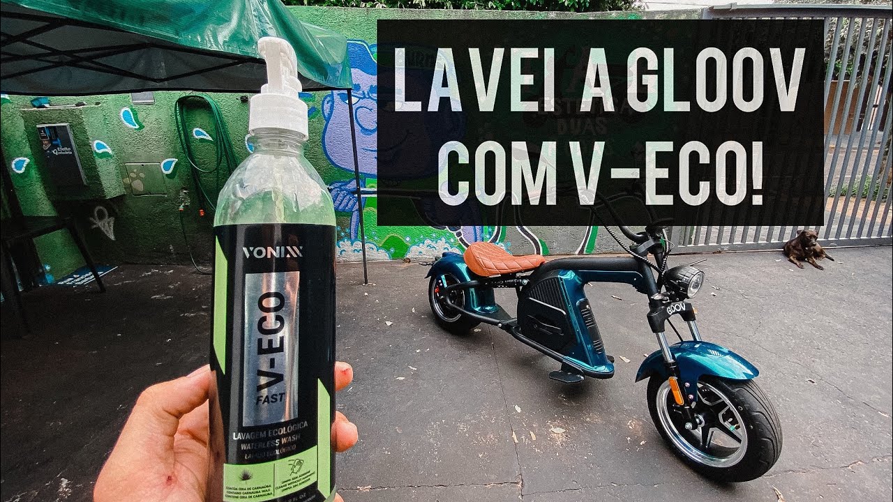 LAVAGEM DE PATINETE ELÉTRICO - LIMPEZA ECOLÓGICA COM V-ECO NA FAB ESTÉTICA DE MOTOS