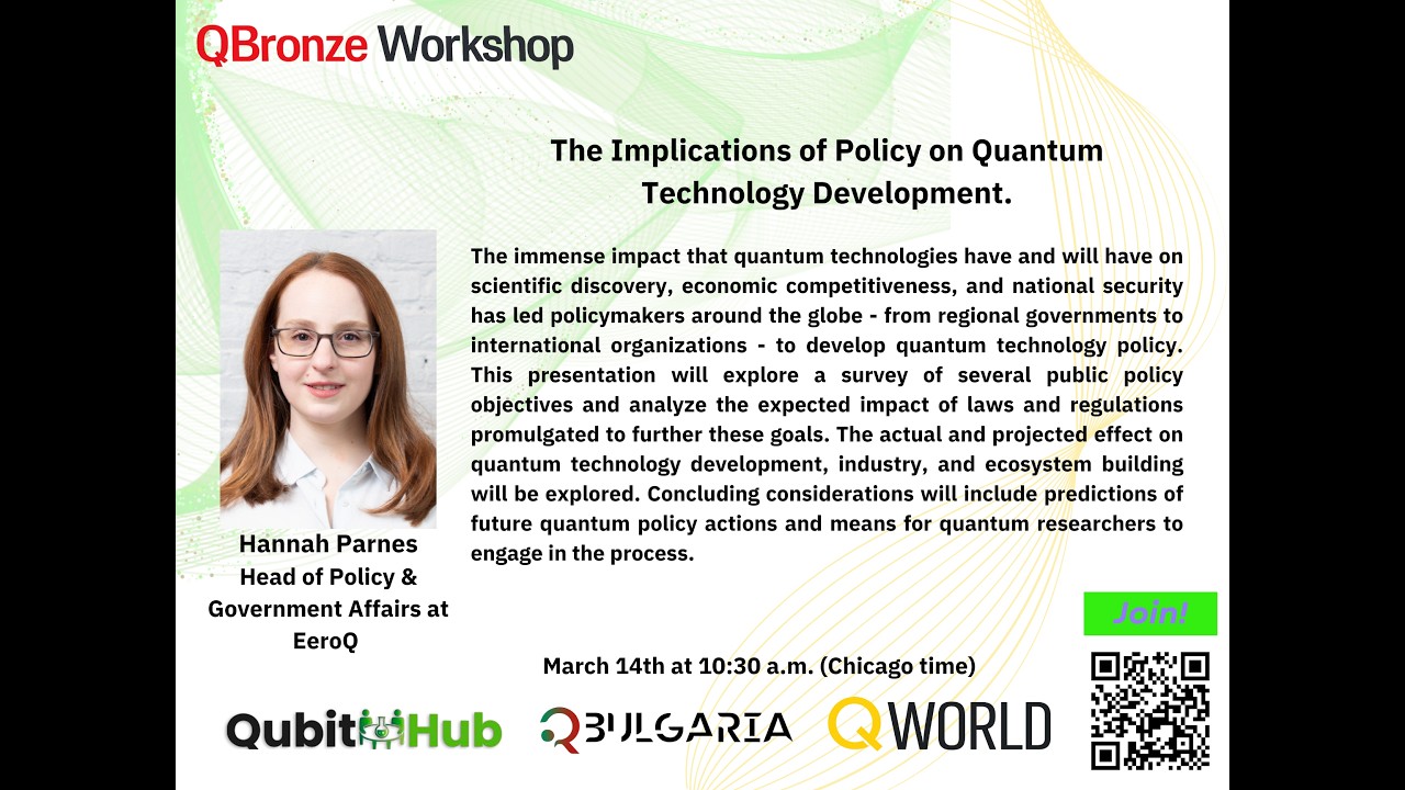 The Implications of Policy on Quantum Technology Development