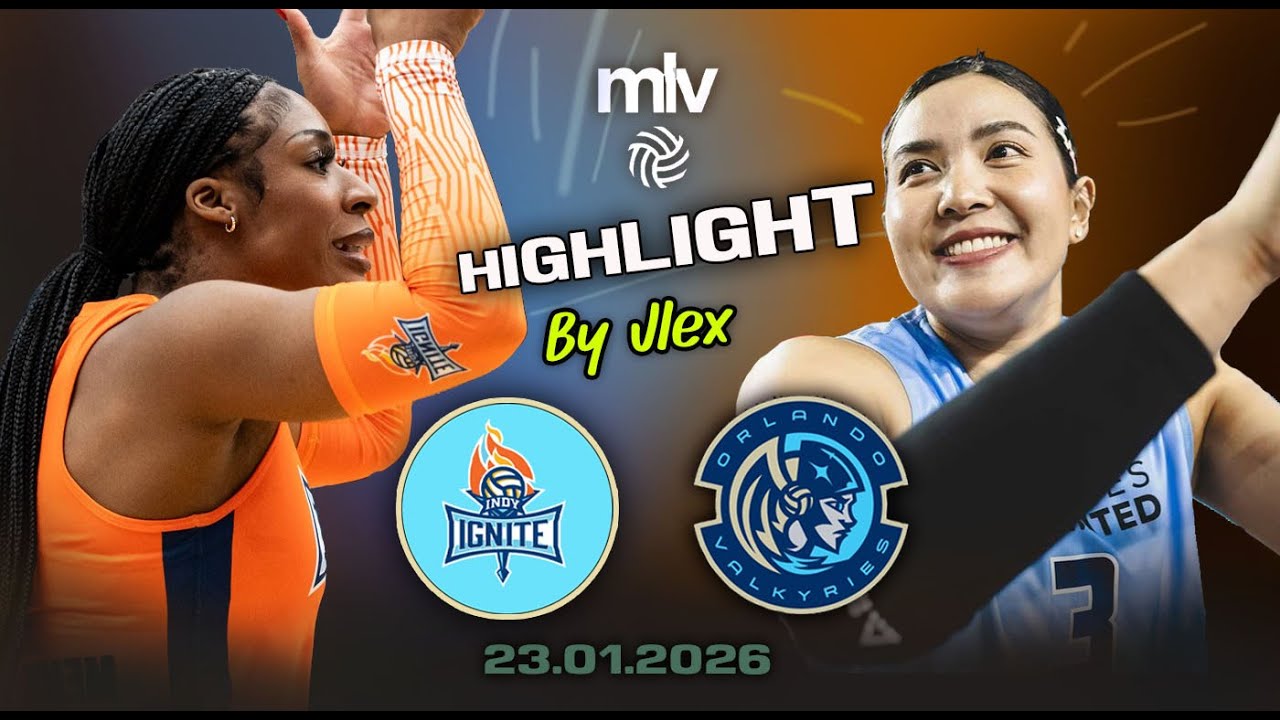ชมพู่..สู้จ้า !! Orlando VS. Indy Ignite วอลเลย์บอล MLV อเมริกา