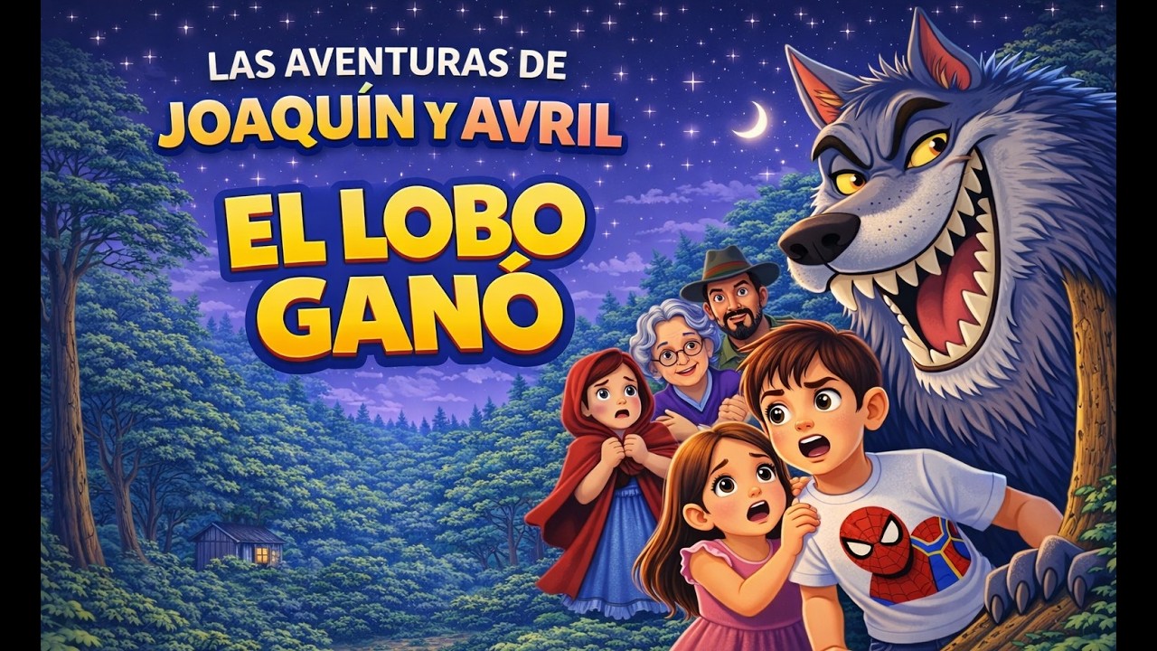 El lobo ganó… ¿por ahora? 😱 | Caperucita Roja – Las Aventuras de Joaquín y Avril Capítulo 2