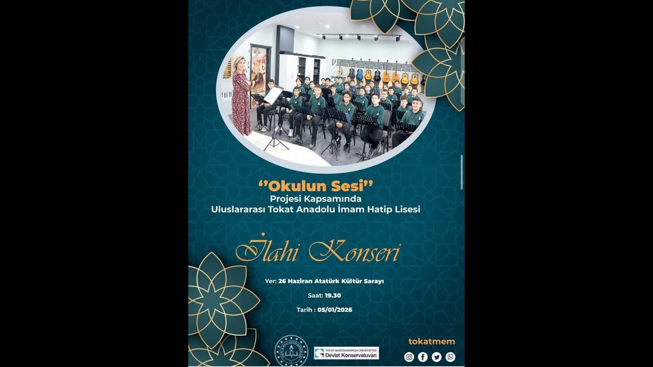 ''OKULUN SESİ'' - İLAHİ KONSERİ - Tokat Anadolu İmam Hatip Lisesi