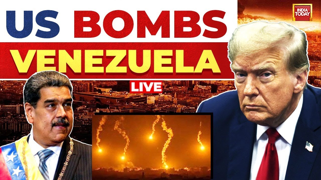 US Strikes Venezuela LIVE Updates | US Attacks Venezuela LIVE | Trump News LIVE | US News LIVE