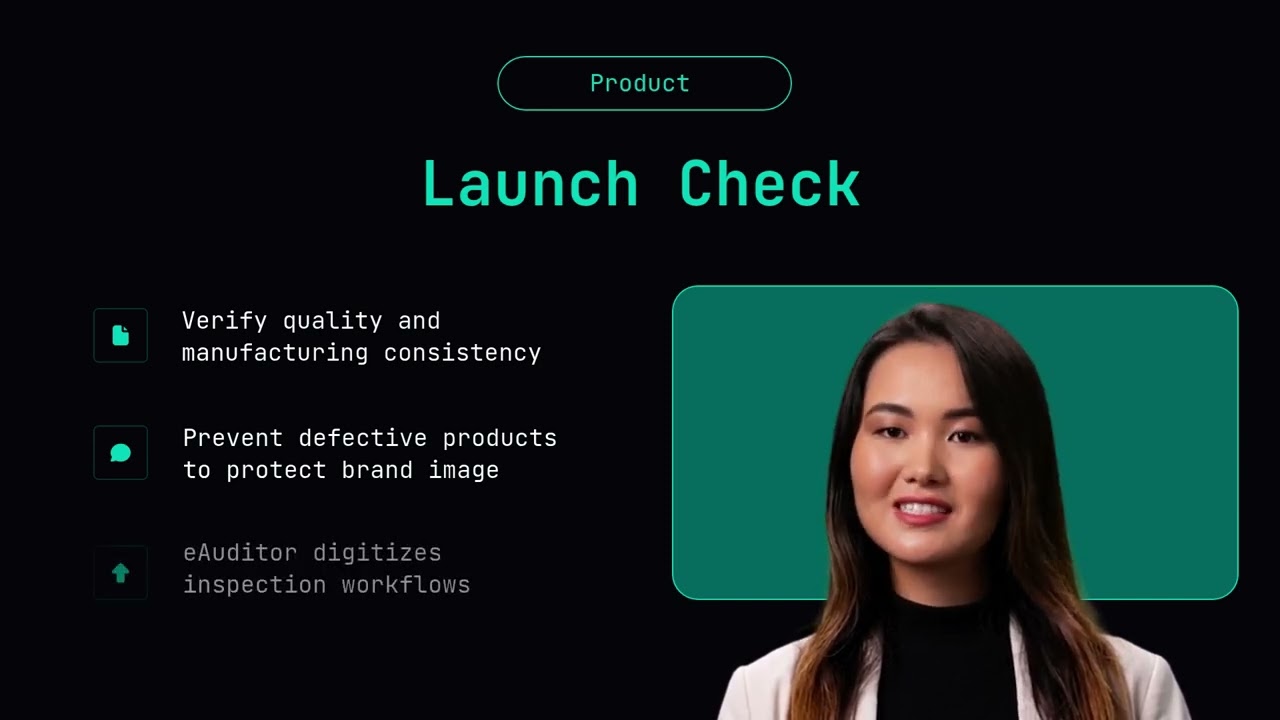 Product Launch Inspection with eAuditor Audits & Inspections