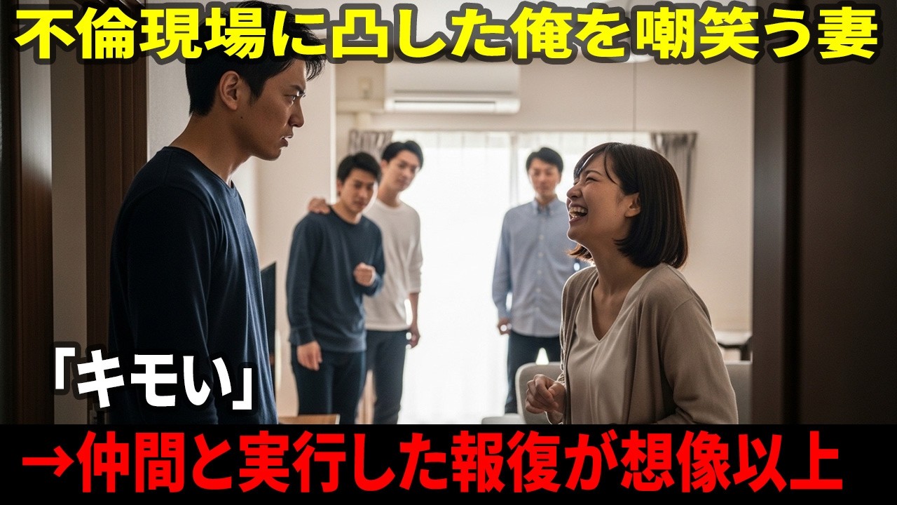 W不倫中の妻に直撃→「キモい」と嘲られ…仲間と放った制裁、その衝撃の結末
