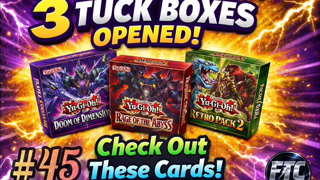 💥 Yu-Gi-Oh Tuck Box Opening! 🔥3 Tuck boxes- THESE ARE AWESOME ⚡⚡⚡