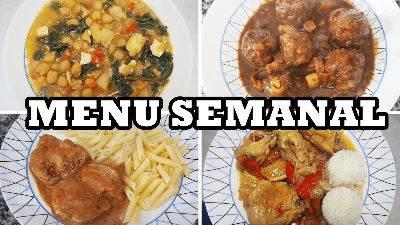 🍖MENU SEMANAL | ¿QUE COMEMOS EN UNA SEMANA?