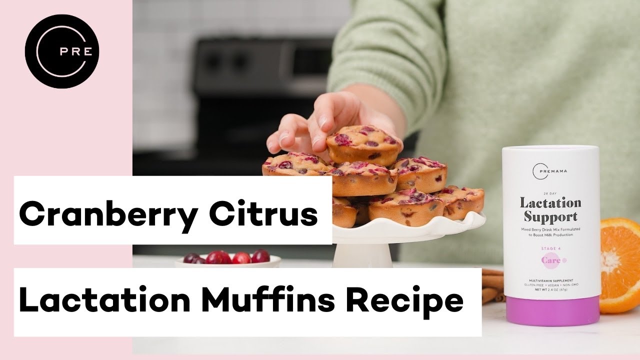 Cranberry Citrus Lactation Muffins Recipe