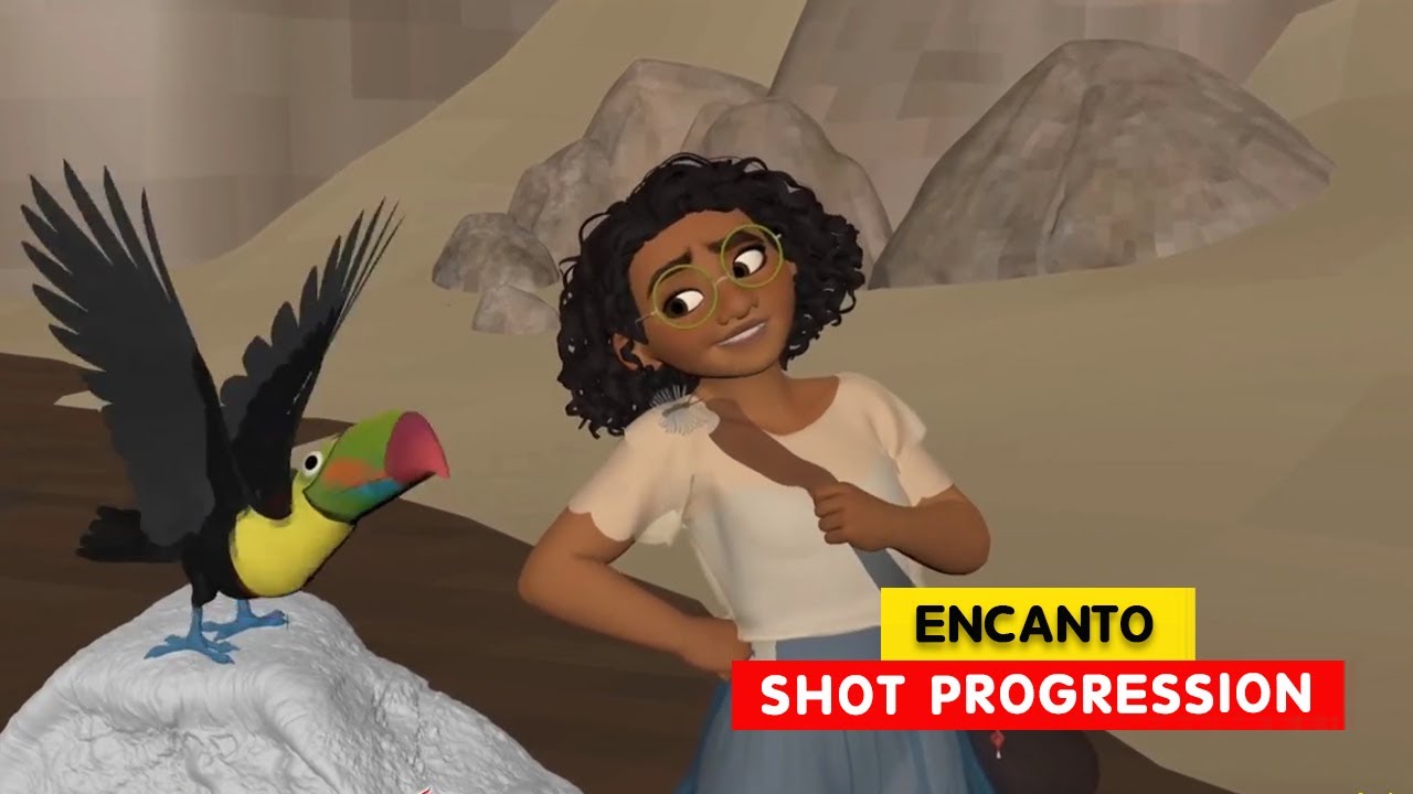 ENCANTO | Mirabel Shot Progression | Animation Breakdowns | 3D Animation Internships