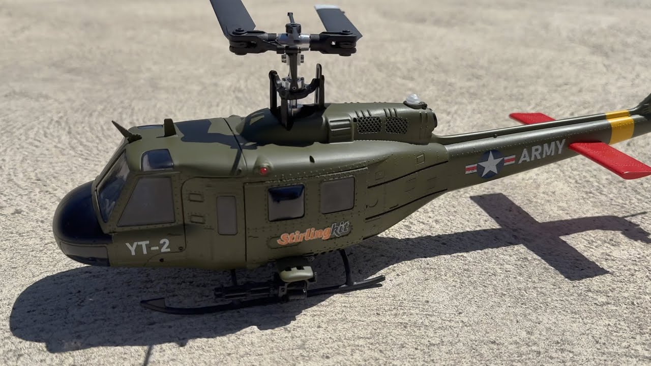 Easy to Fly Flybarless RC UH 1 Huey Helicopter