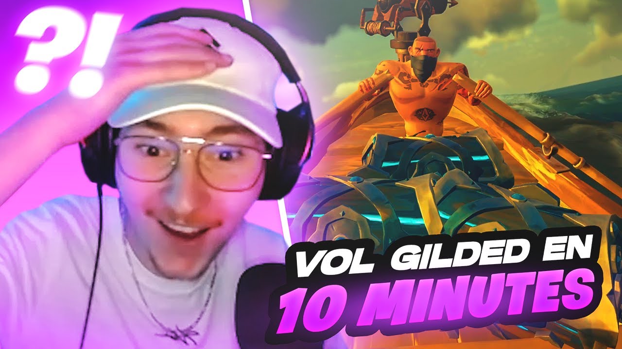 LE VOL DE GILDED LE PLUS RAPIDE ! (3 Athéna) - Sea of Thieves