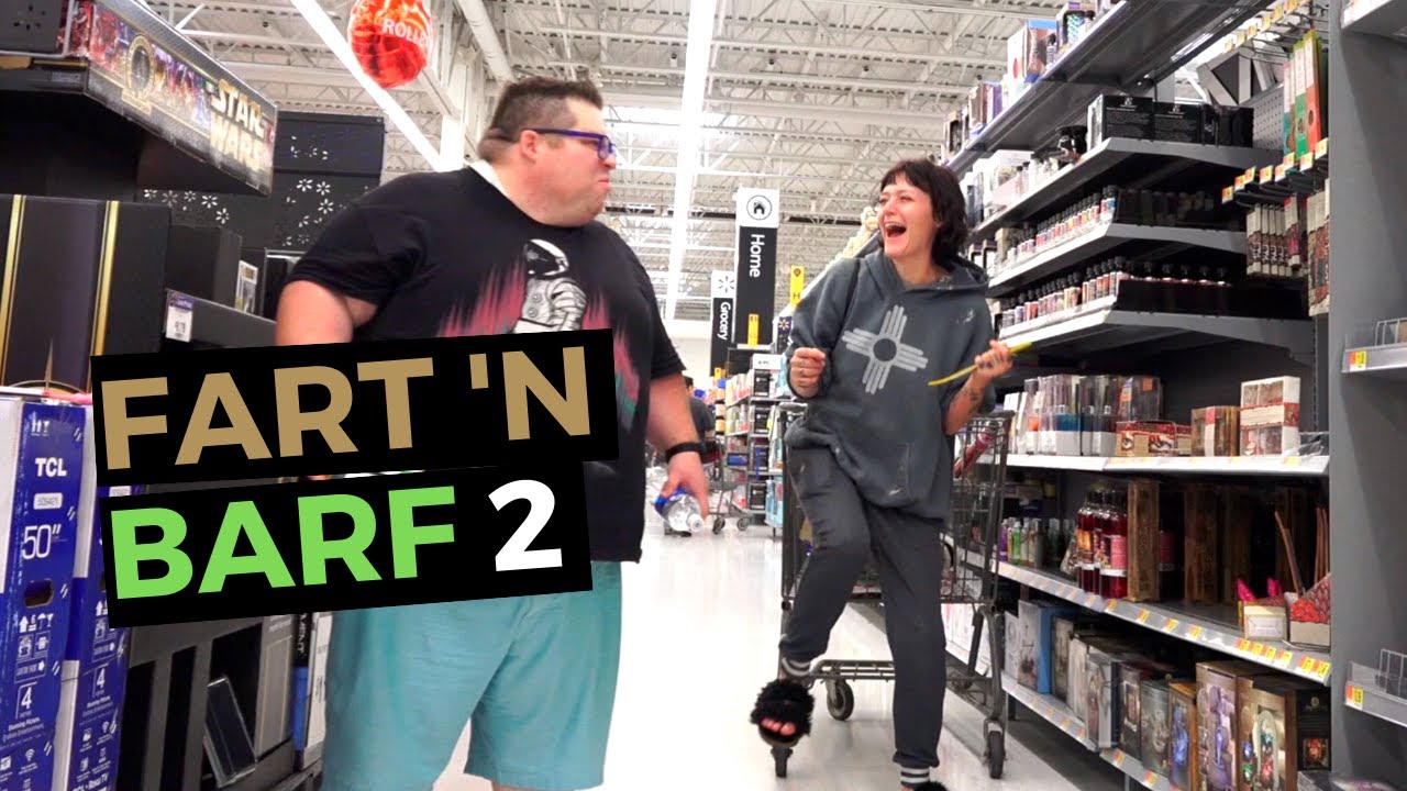 FART & BARF 2 - Girl Confronts Farting Man 