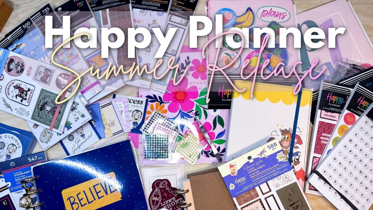 Unboxing the Happy Planner Summer Release! [Some GREAT stickers for Dutch doors!]