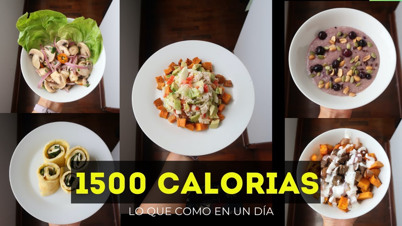 1500 Calorías - Lo que como en un día | Michela Perleche
