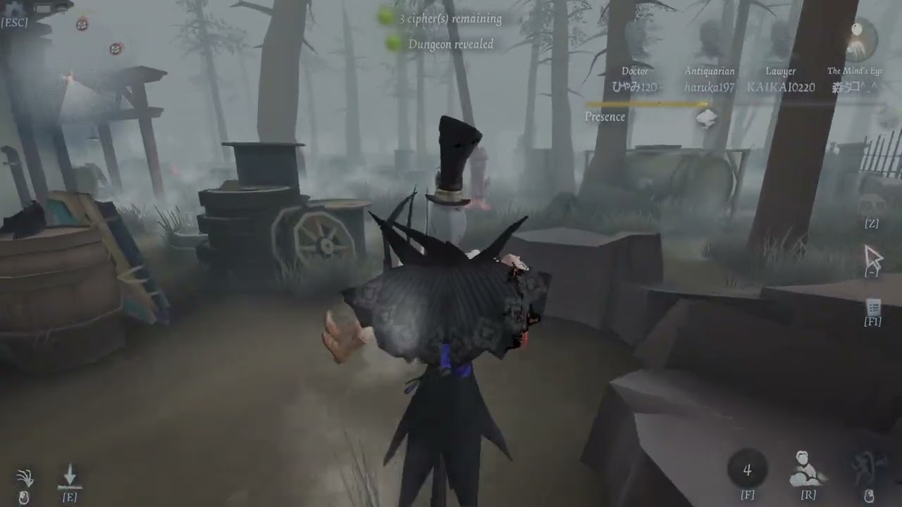 Jack the ripper blue cane accessory Identity V