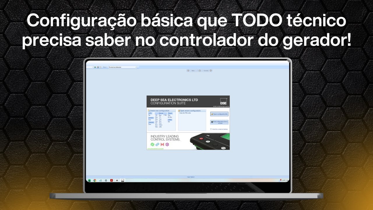 EPISÓDIO 27: Configuração Básica de Controladores de Gerador – Tensão, Frequência e Corrente Nominal